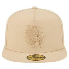 Boston Celtics Color Pack A-Frame 59FIFTY Fitted Hat Khaki | New Era discount
