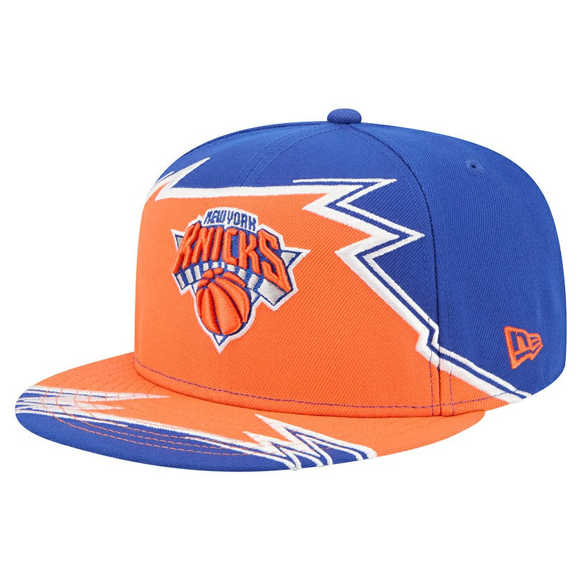 New York Knicks Break 59FIFTY Fitted Hat Blue/Orange | New Era Near Me