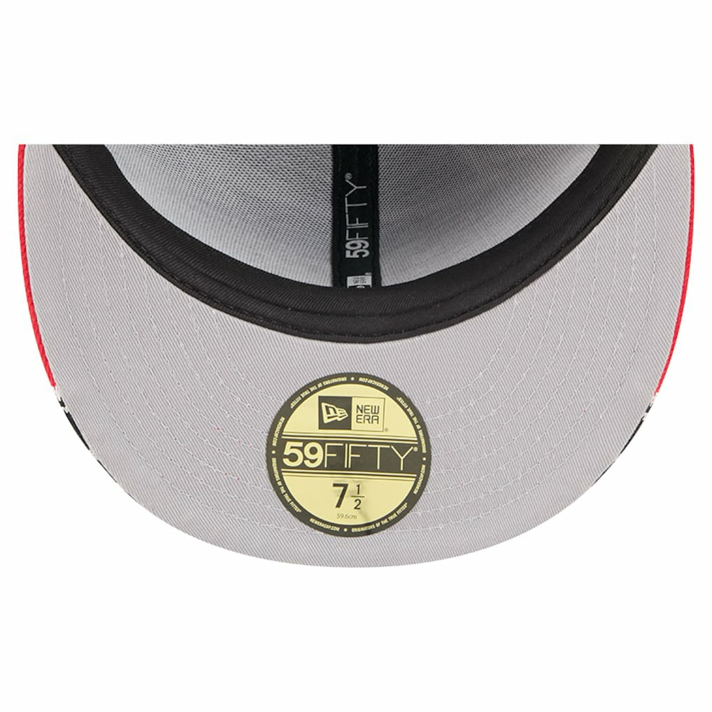 Chicago Bulls Break 59FIFTY Fitted Hat Black/Red | New Era