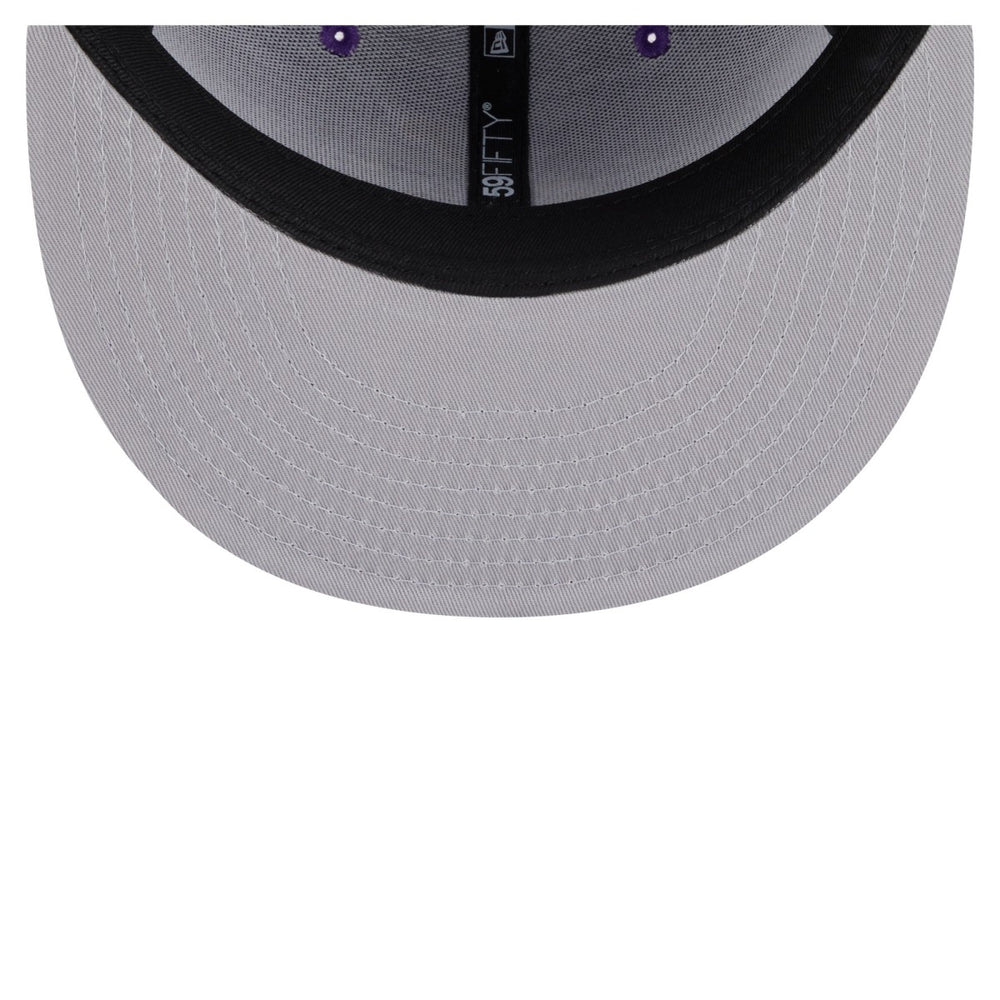 Los Angeles Lakers Deceptor 59FIFTY Fitted Hat Purple | New Era Near Me