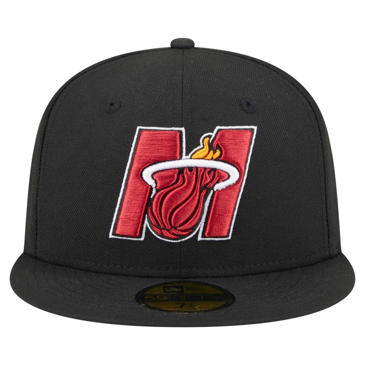Miami Heat Deceptor 59FIFTY Fitted Hat Black | New Era