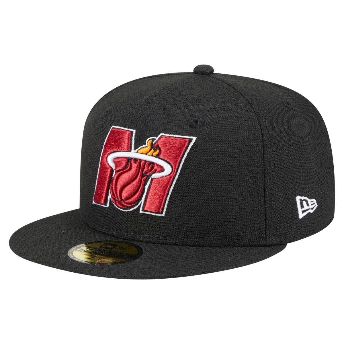 Miami Heat Deceptor 59FIFTY Fitted Hat Black | New Era