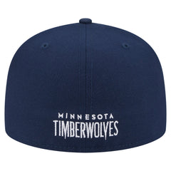 Minnesota Timberwolves Deceptor 59FIFTY Fitted Hat Navy | New Era Near Me