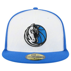 Dallas Mavericks Repeat 59Fifty Fitted Hat for sale White/Blue | New Era outlet