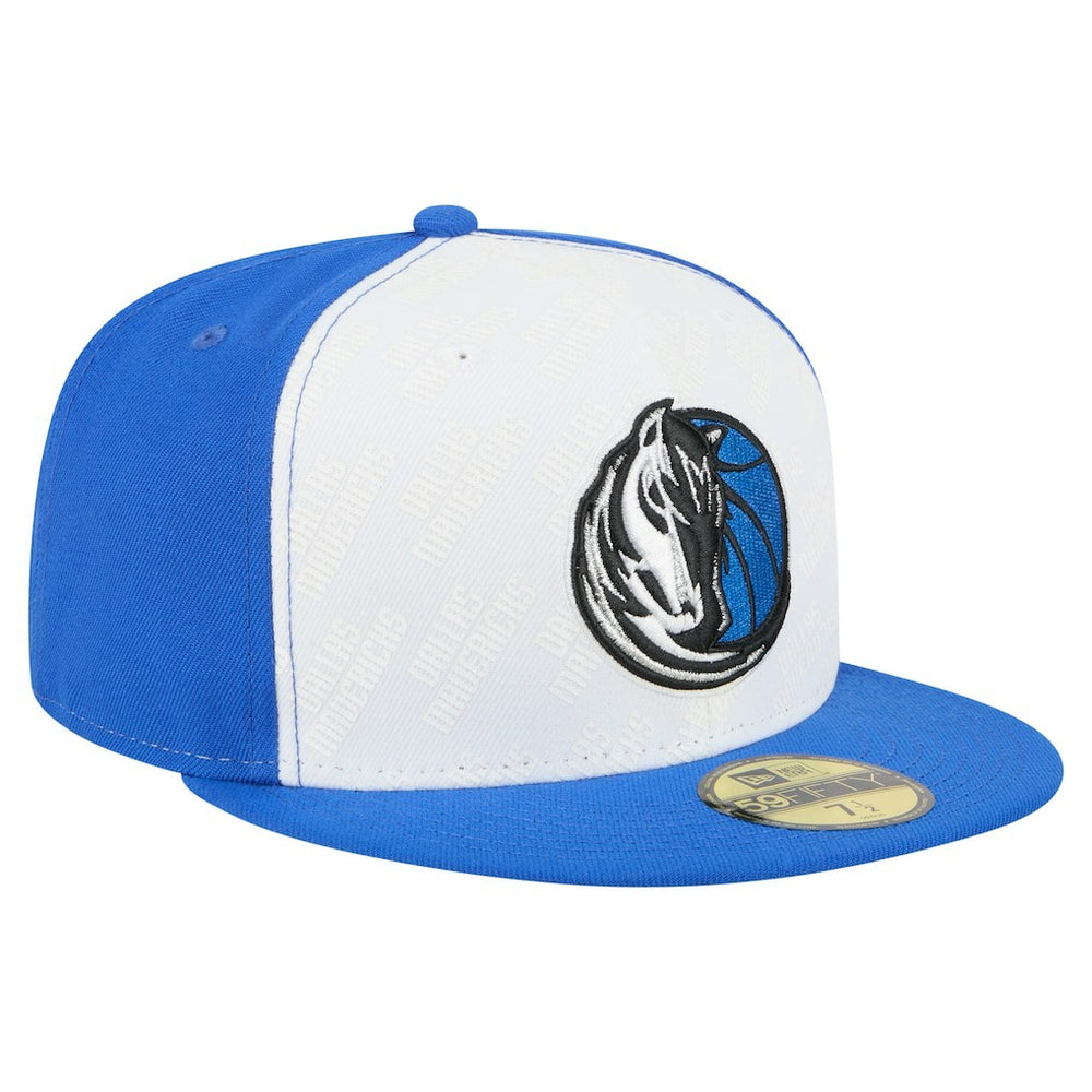 Dallas Mavericks Repeat 59Fifty Fitted Hat for sale White/Blue | New Era outlet
