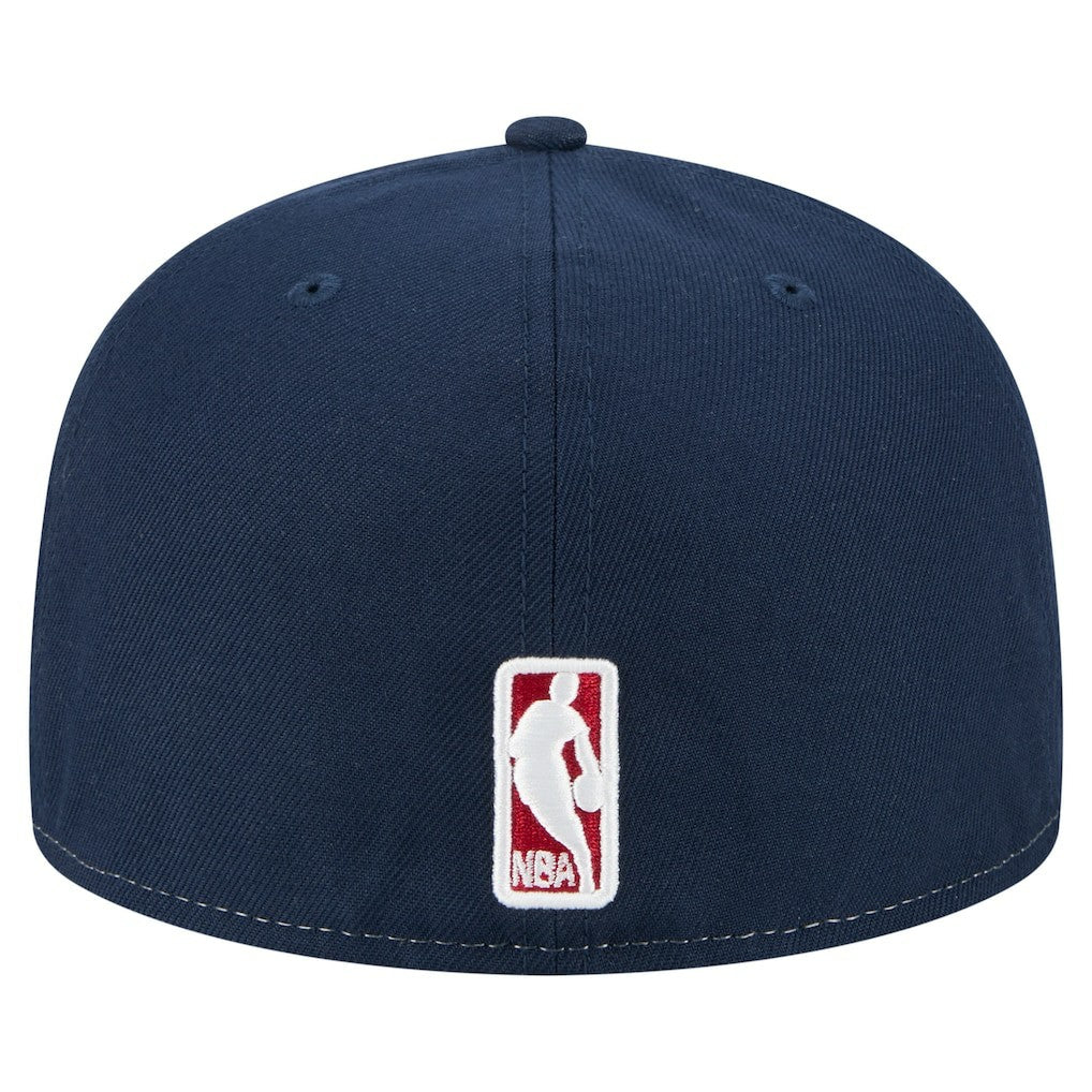 Denver Nuggets Repeat 59Fifty Fitted Hat for sale White/Navy | New Era Near Me