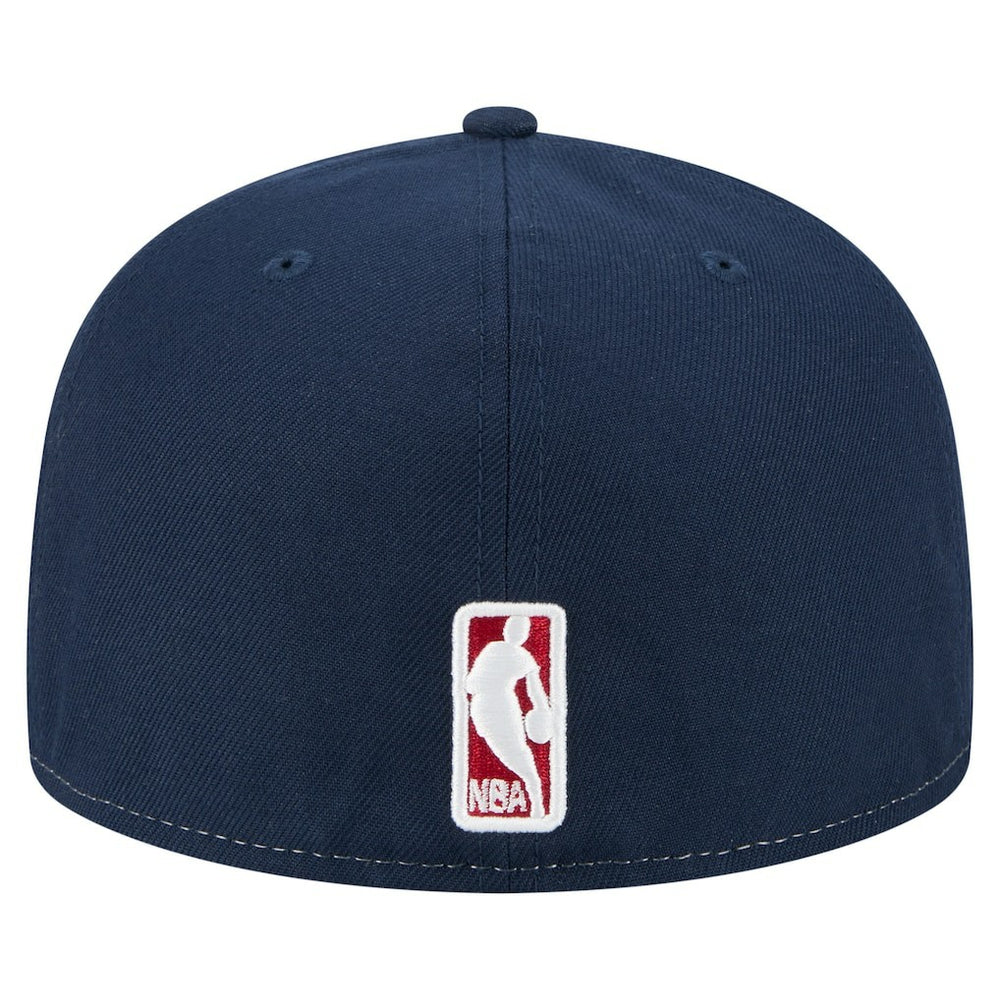 Denver Nuggets Repeat 59Fifty Fitted Hat for sale White/Navy | New Era Near Me