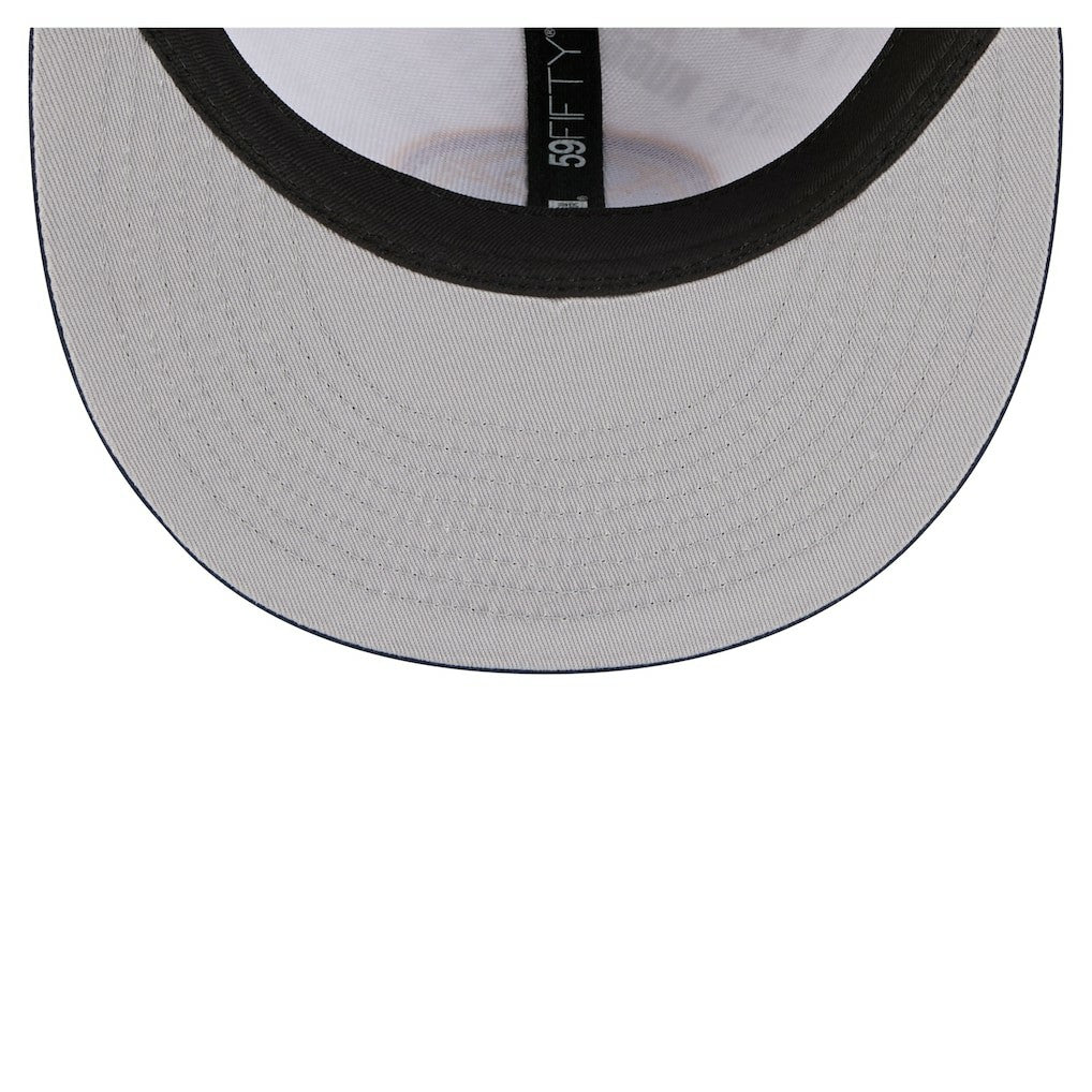 Denver Nuggets Repeat 59Fifty Fitted Hat for sale White/Navy | New Era Near Me