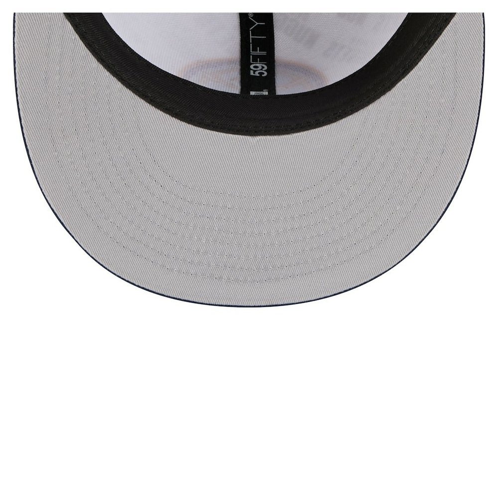 Denver Nuggets Repeat 59Fifty Fitted Hat for sale White/Navy | New Era Near Me
