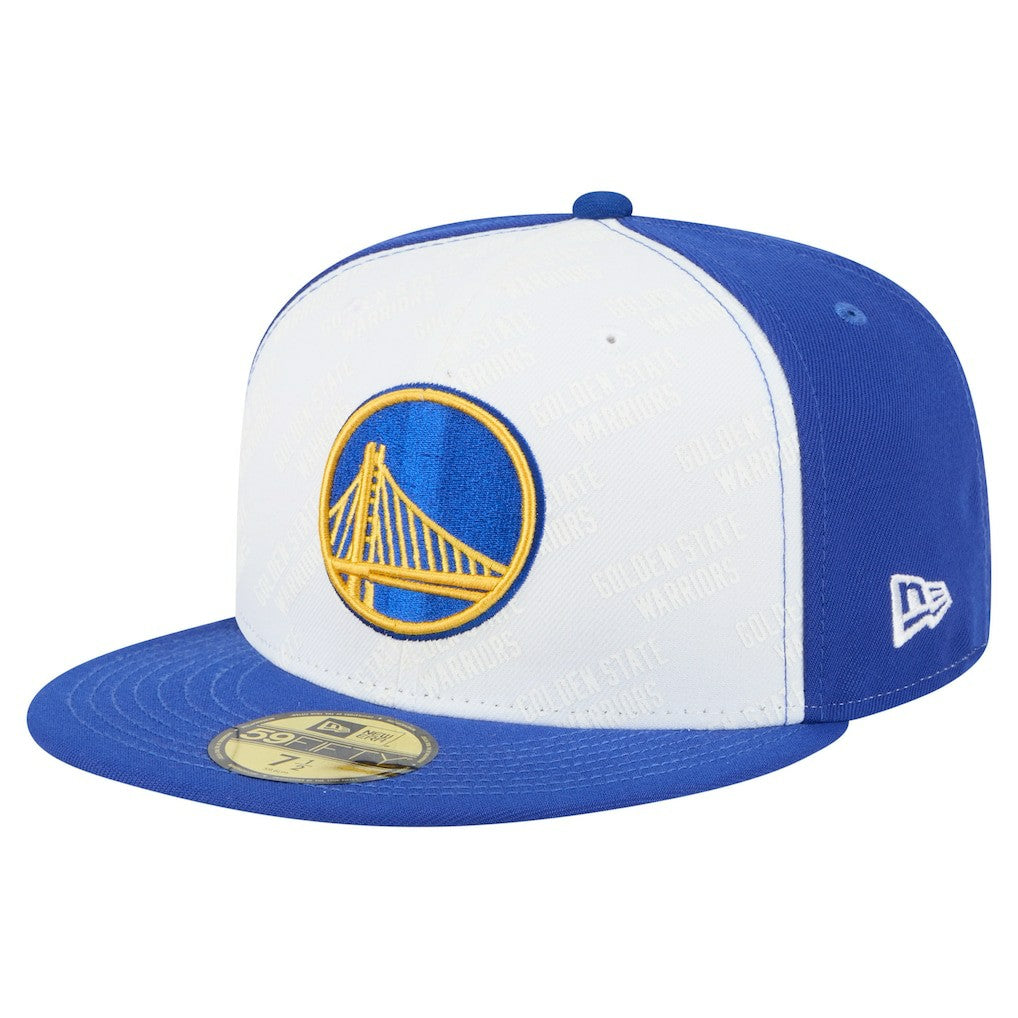 Golden State Warriors Repeat 59Fifty Fitted Hat for sale White/Royal | New Era for sale