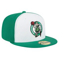 Boston Celtics Repeat 59Fifty Fitted Hat White/Kelly Green | New Era US