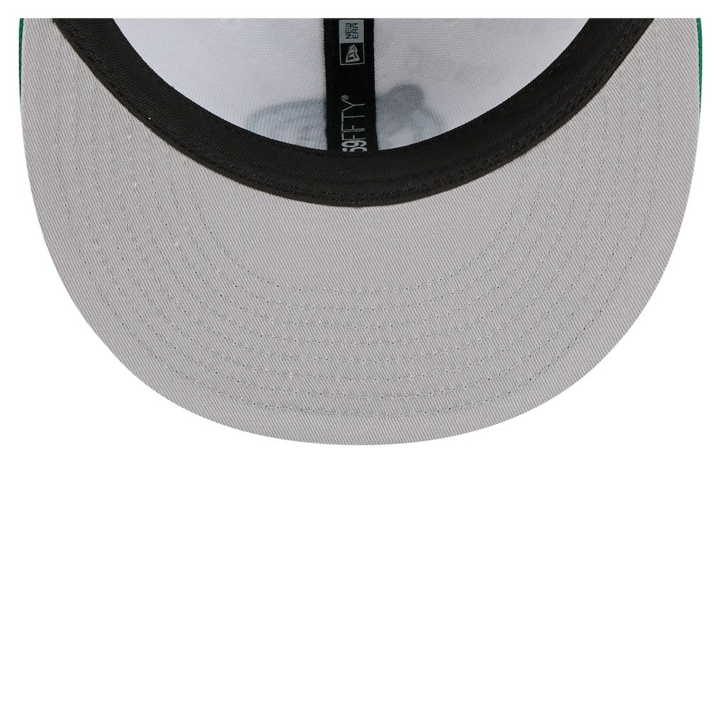 Boston Celtics Repeat 59Fifty Fitted Hat White/Kelly Green | New Era US