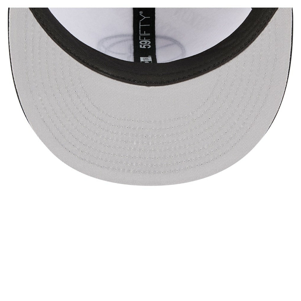 Brooklyn Nets Repeat 59Fifty Fitted Hat White/Black | New Era for sale