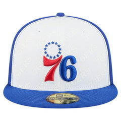 Philadelphia 76ers Repeat 59Fifty Fitted Hat White/Royal | New Era discount