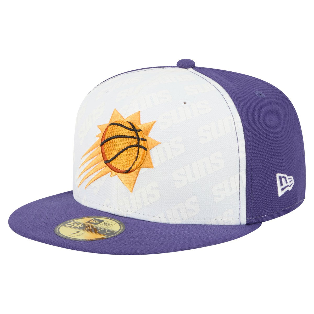 Phoenix Suns Repeat 59Fifty Fitted Hat White/Purple | New Era discount