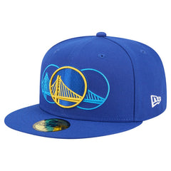 Golden State Warriors Tri-Hit 59Fifty Fitted Hat for sale Royal | New Era discount