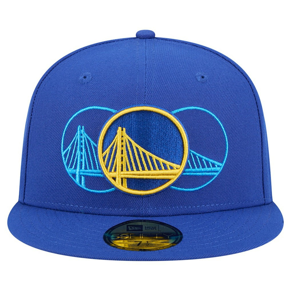Golden State Warriors Tri-Hit 59Fifty Fitted Hat for sale Royal | New Era discount