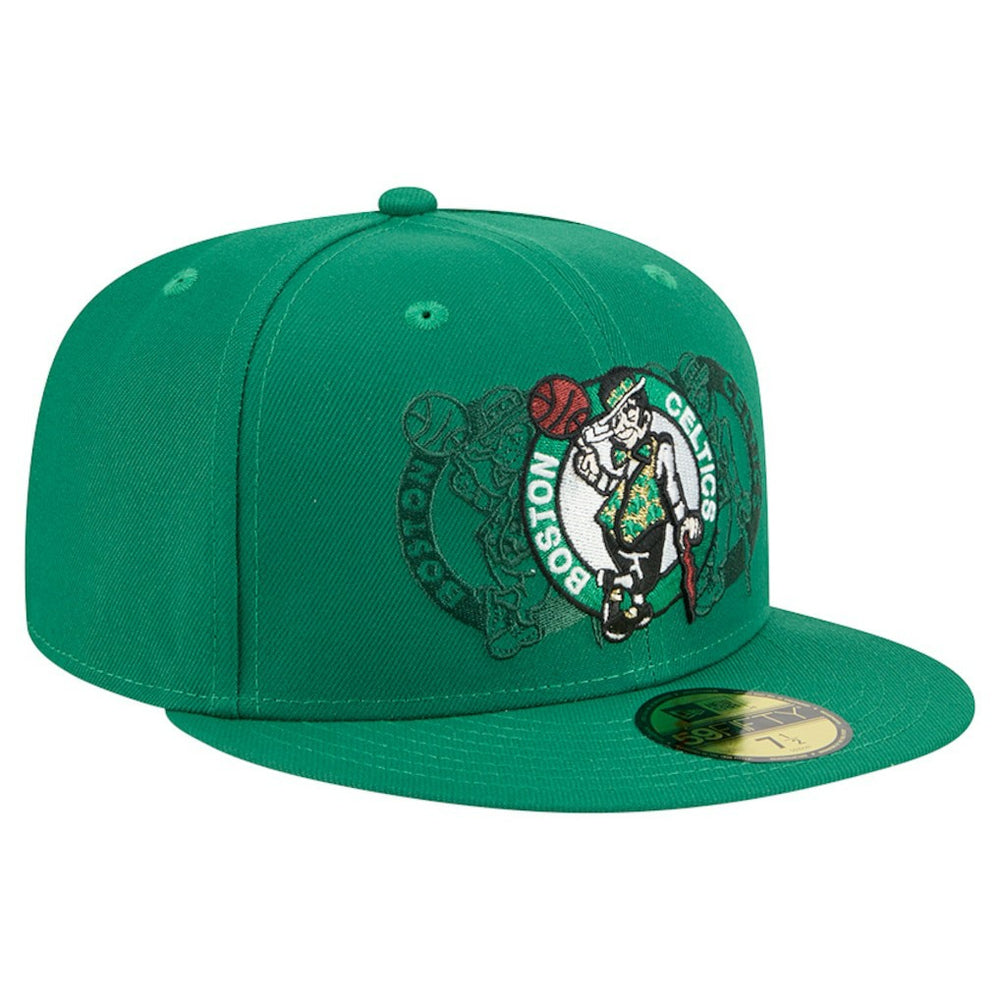 Boston Celtics Tri-Hit 59Fifty Fitted Hat Kelly Green | New Era outlet