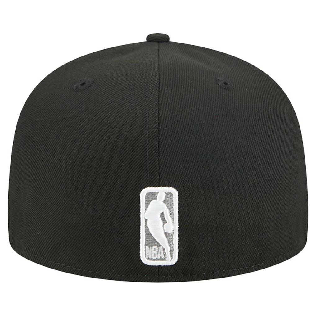 Brooklyn Nets Tri-Hit 59Fifty Fitted Hat Black | New Era