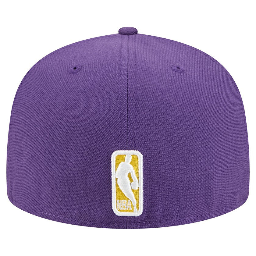 Los Angeles Lakers Tri-Hit 59Fifty Fitted Hat Purple | New Era Near Me