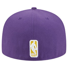 Los Angeles Lakers Tri-Hit 59Fifty Fitted Hat Purple | New Era Near Me