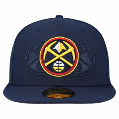 Denver Nuggets Tri-Hit 59Fifty Fitted Hat for sale Navy | New Era online