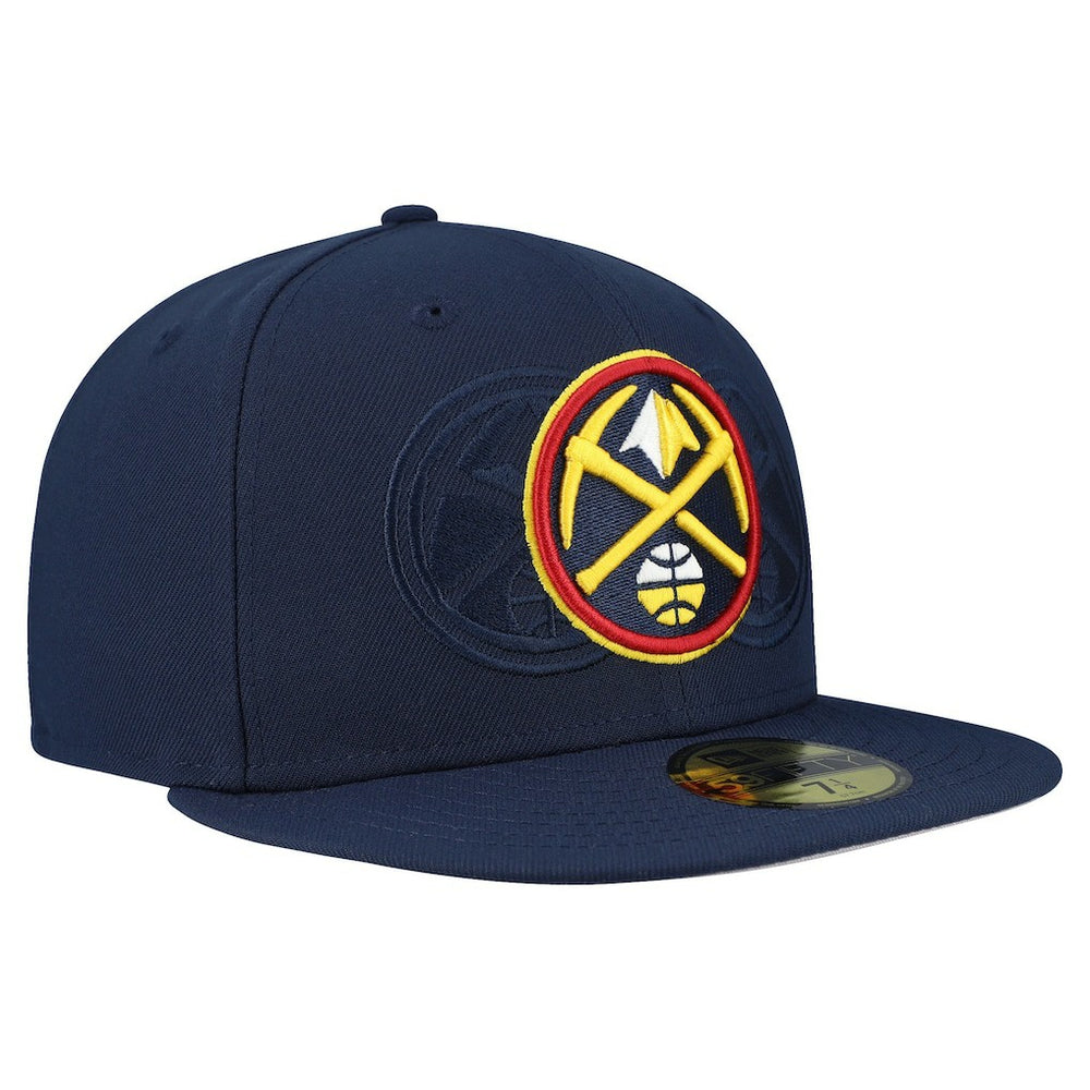 Denver Nuggets Tri-Hit 59Fifty Fitted Hat for sale Navy | New Era online