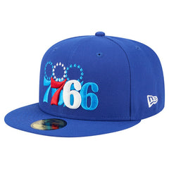 Philadelphia 76ers Tri-Hit 59Fifty Fitted Hat Royal | New Era for sale