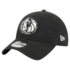 Dallas Mavericks Stamp Fabric Applique 9TWENTY Adjustable Hat for sale Black | New Era for sale