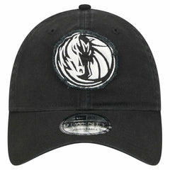 Dallas Mavericks Stamp Fabric Applique 9TWENTY Adjustable Hat for sale Black | New Era for sale