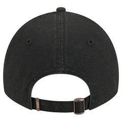 Chicago Bulls Stamp Fabric Applique 9TWENTY Adjustable Hat Black | New Era for sale