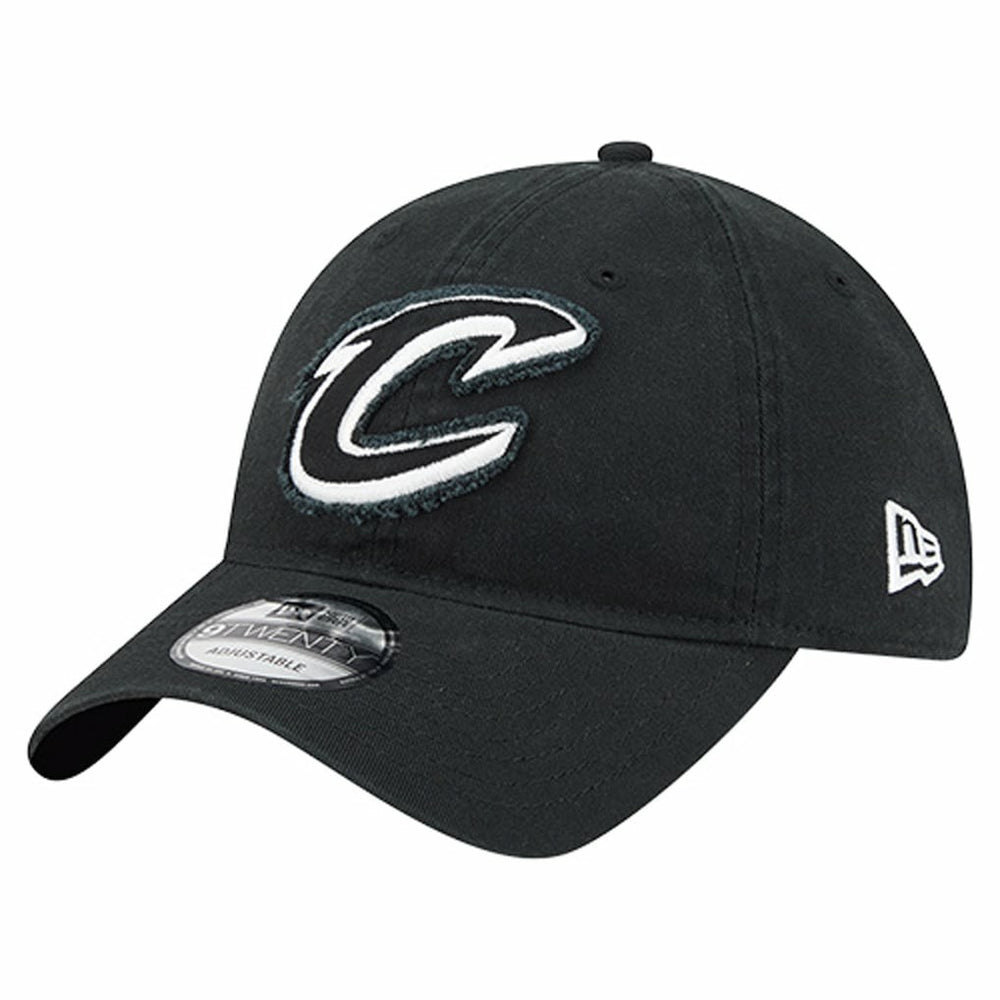 Cleveland Cavaliers Stamp Fabric Applique 9TWENTY Adjustable Hat for sale Black | New Era discount