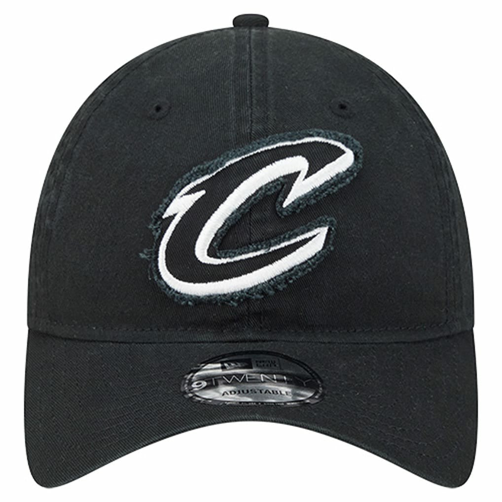 Cleveland Cavaliers Stamp Fabric Applique 9TWENTY Adjustable Hat for sale Black | New Era discount