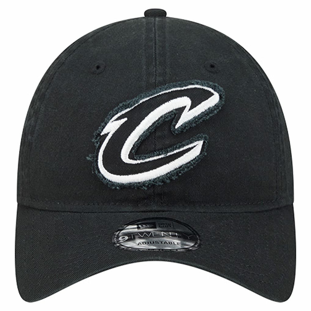 Cleveland Cavaliers Stamp Fabric Applique 9TWENTY Adjustable Hat for sale Black | New Era discount