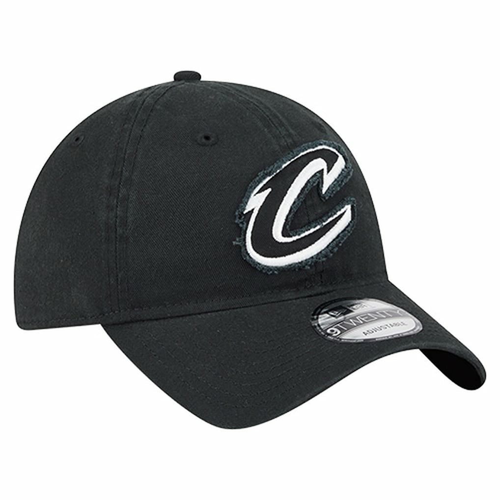 Cleveland Cavaliers Stamp Fabric Applique 9TWENTY Adjustable Hat for sale Black | New Era discount