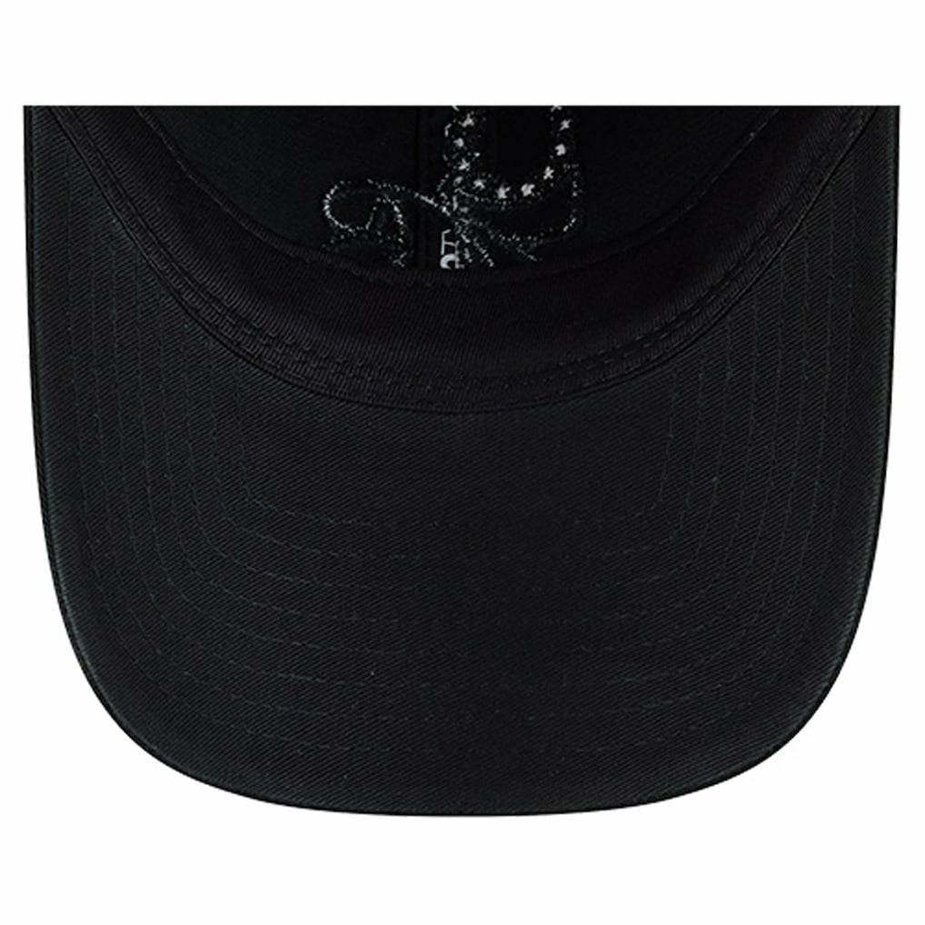 Philadelphia 76ers Stamp Fabric Applique 9TWENTY Adjustable Hat Black | New Era US