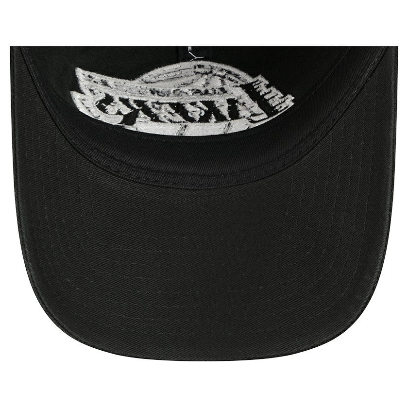 Los Angeles Lakers Stamp Fabric Applique 9TWENTY Adjustable Hat Black | New Era US