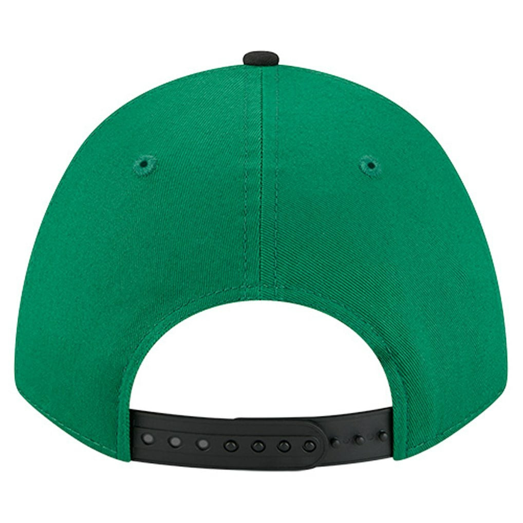 Boston Celtics Bold Arch COOLERA 9FORTY A-Frame M-Crown Adjustable Hat Kelly Green | New Era for sale