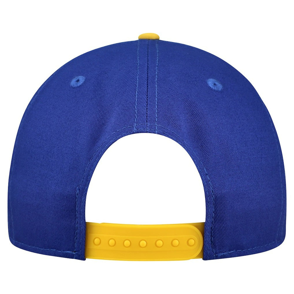 Golden State Warriors Bold Arch COOLERA 9FORTY A-Frame M-Crown Adjustable Hat for sale Royal | New Era US