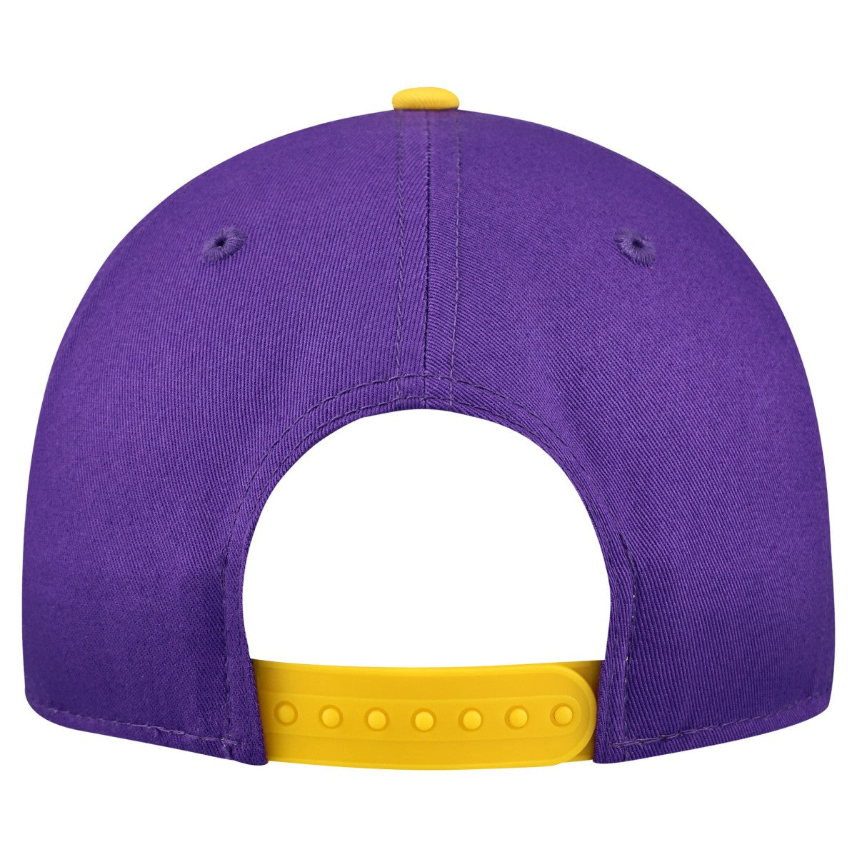 Los Angeles Lakers Bold Arch COOLERA 9FORTY A-Frame M-Crown Adjustable Hat Purple | New Era Near Me