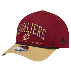 Cleveland Cavaliers Bold Arch COOLERA 9FORTY A-Frame M-Crown Adjustable Hat for sale Wine | New Era discount