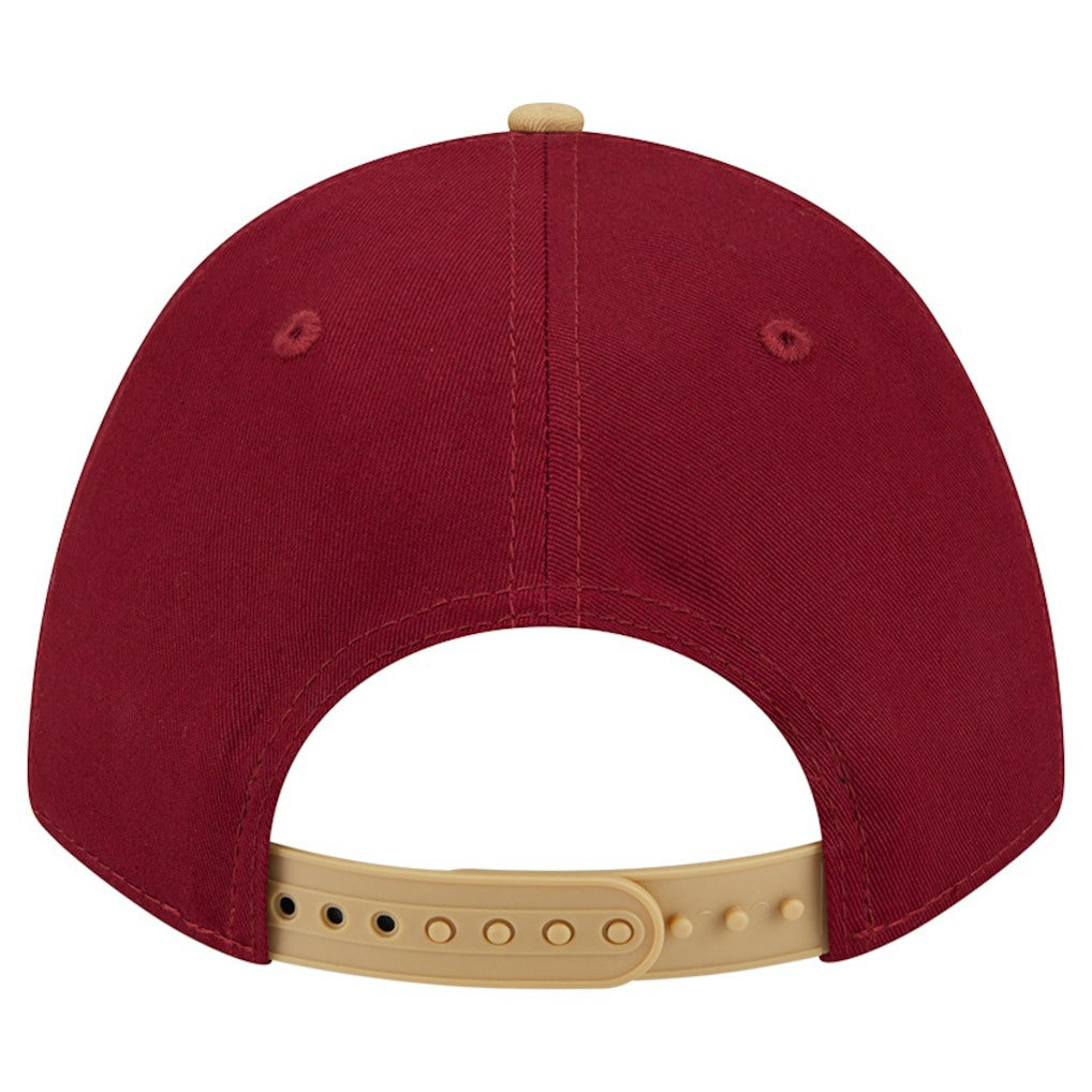 Cleveland Cavaliers Bold Arch COOLERA 9FORTY A-Frame M-Crown Adjustable Hat for sale Wine | New Era discount
