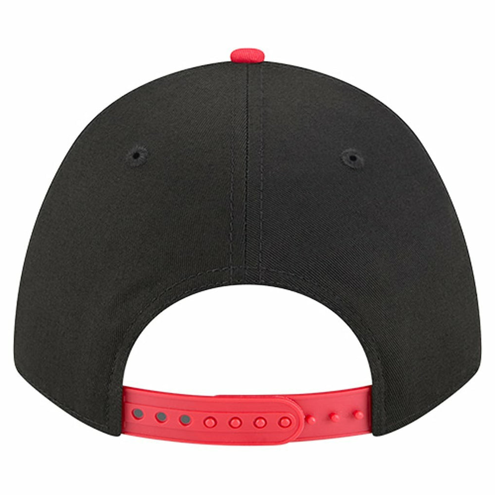 Chicago Bulls Bold Arch COOLERA 9FORTY A-Frame M-Crown Adjustable Hat Black | New Era US