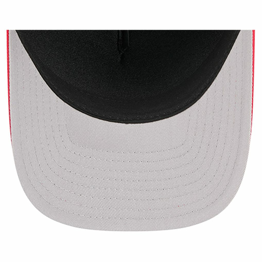 Chicago Bulls Bold Arch COOLERA 9FORTY A-Frame M-Crown Adjustable Hat Black | New Era US