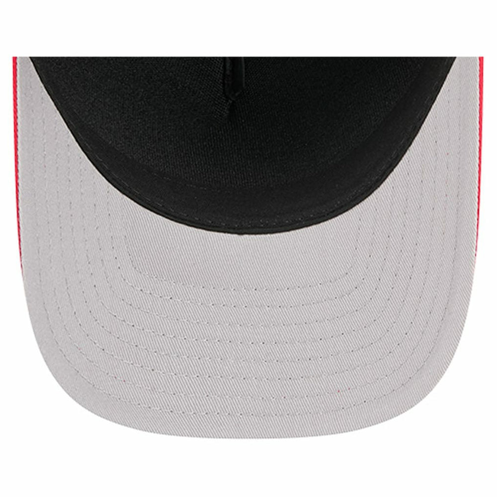 Chicago Bulls Bold Arch COOLERA 9FORTY A-Frame M-Crown Adjustable Hat Black | New Era US