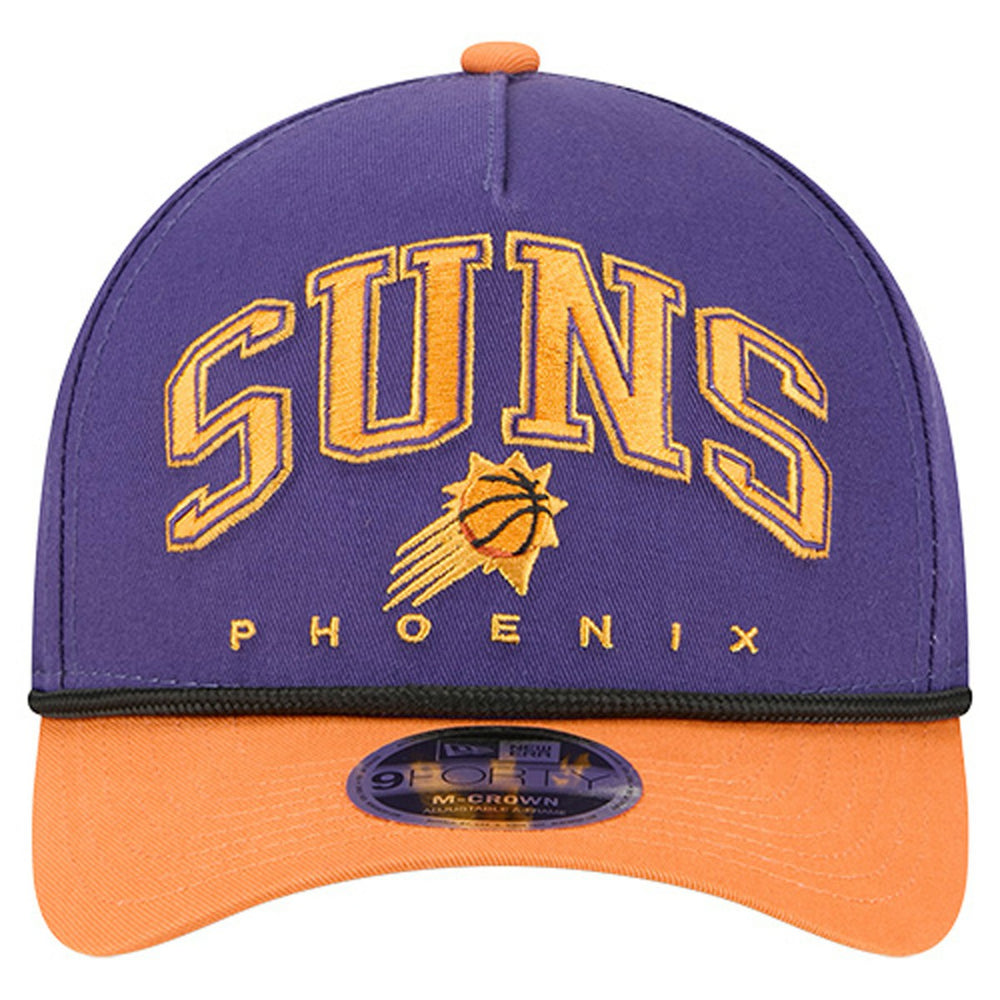 Phoenix Suns Bold Arch COOLERA 9FORTY A-Frame M-Crown Adjustable Hat Purple | New Era for sale