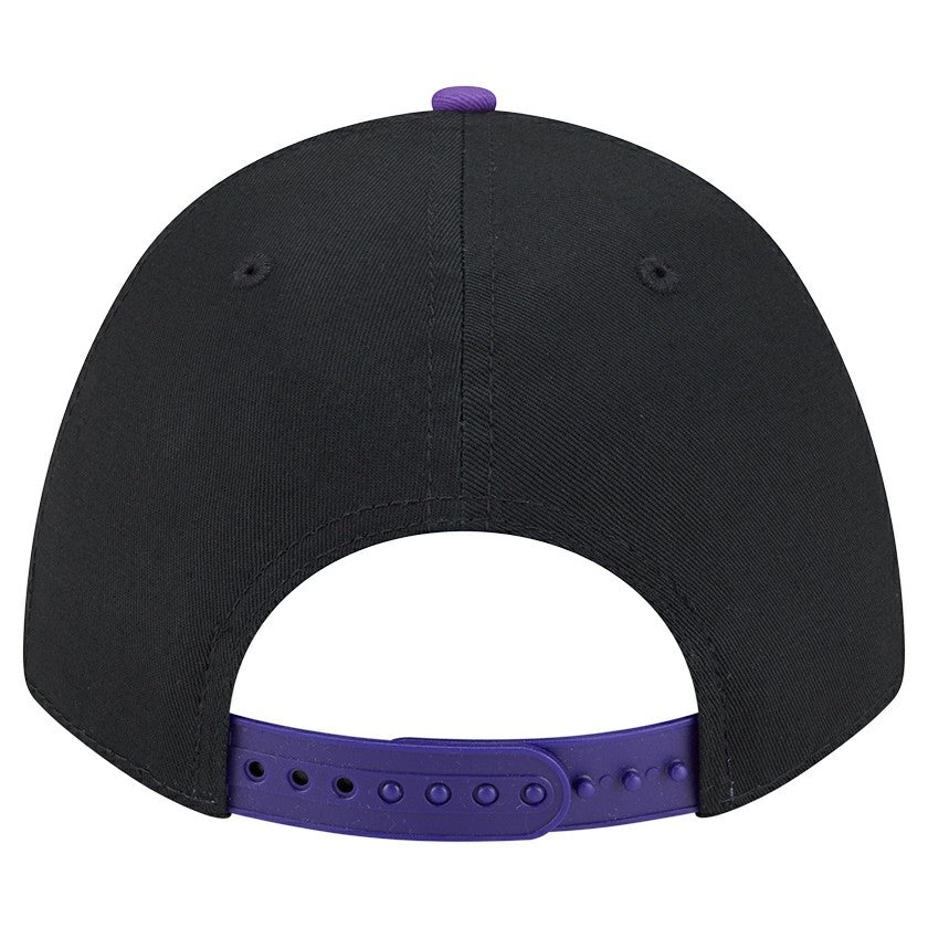 Sacramento Kings Bold Arch COOLERA 9FORTY A-Frame M-Crown Adjustable Hat Black | New Era for sale