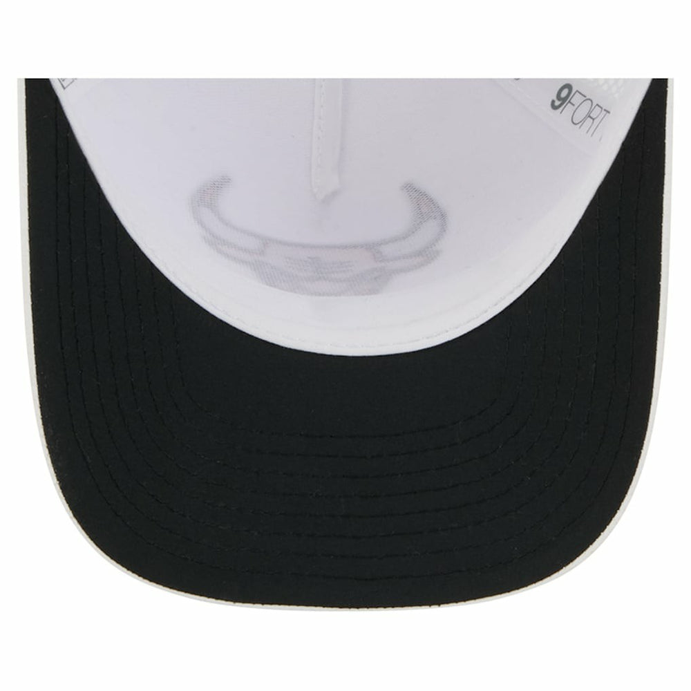 Chicago Bulls Featherweight Team Tape 9FORTY M-Crown A-Frame Adjustable Hat White | New Era US
