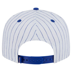 New York Knicks Deceptor Pinstripe 9FIFTY Snapback Hat White | New Era Lifestyle