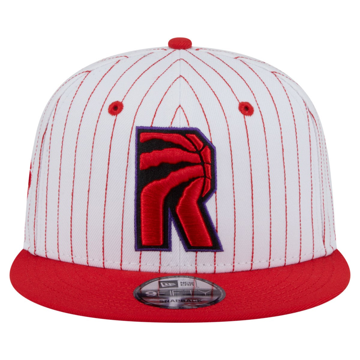 Toronto Raptors Deceptor Pinstripe 9FIFTY Snapback Hat White | New Era Near Me